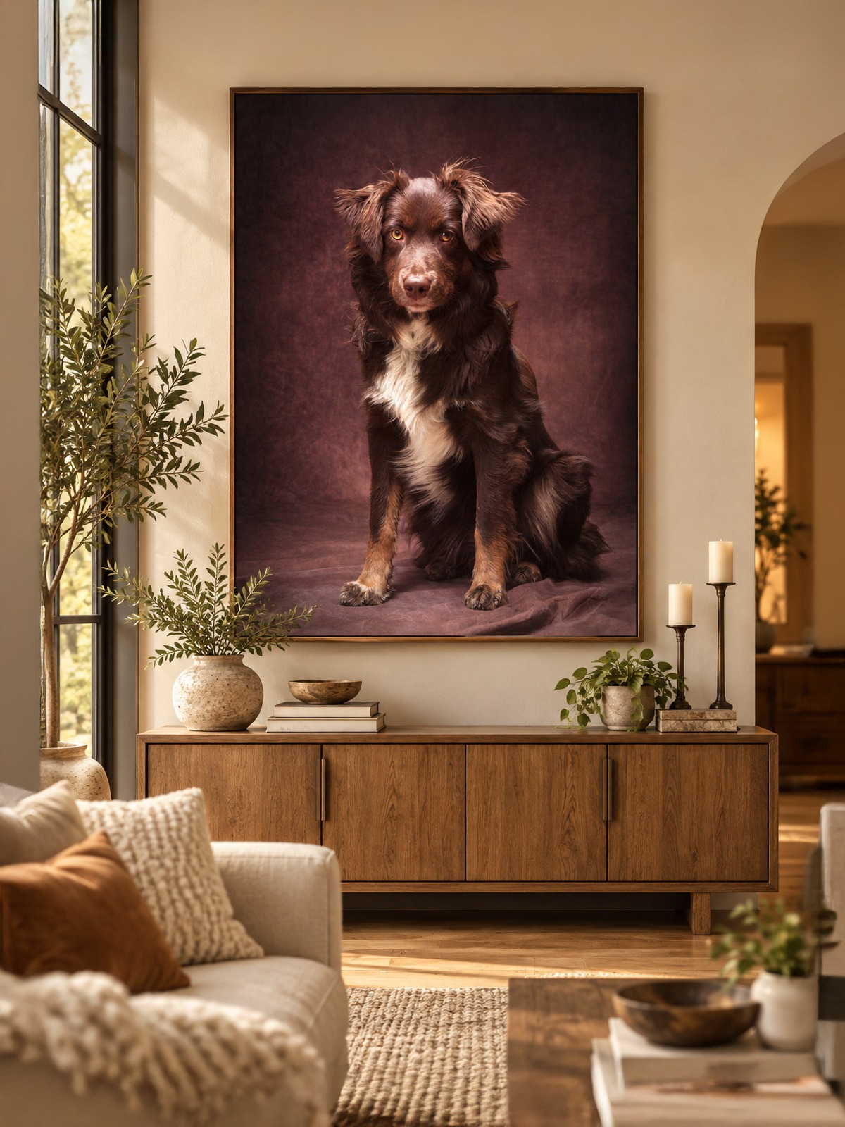 Emotionales Hundeportrait